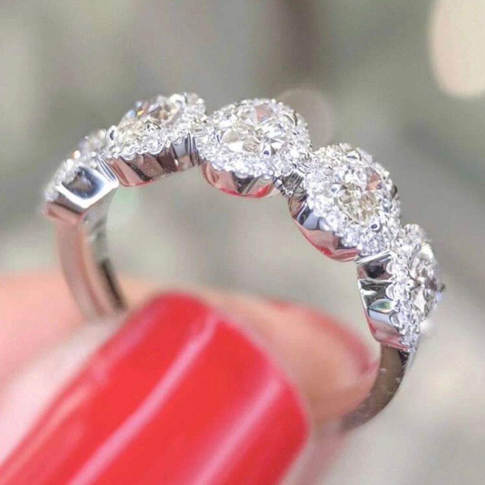 Simulated Diamond Ring size 8